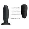Mr Play - Plug Anal Avec Télécommande Vibration Noire